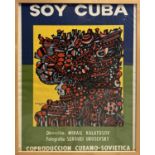RENE PORTO CARRERO (Cuban 1912-1985), 'Soy Cuba' original vintage silkscreen print, signed and dated