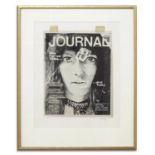 HOWARD KANOVITZ (1920-2009), 'Journal - 1972' lithograph on arches paper, 59cm x 49cm, framed.