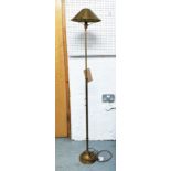 BESSELINK & JONES ADJUSTABLE SWIVEL FLOOR LAMP, 147cm at tallest.