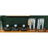 BUSTER AND PUNCH LIGHTING COLLECTION, including three London caged ceiling lights, 17cm x 21.5cm,