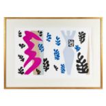 HENRI MATISSE (1869-1954), 'Le Lanceur De Couteaux' lithograph, 70cm x 95cm, published verve 1958,