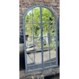 ARCHITECTURAL GARDEN MIRROR, gated design, 170cm x 90cm.