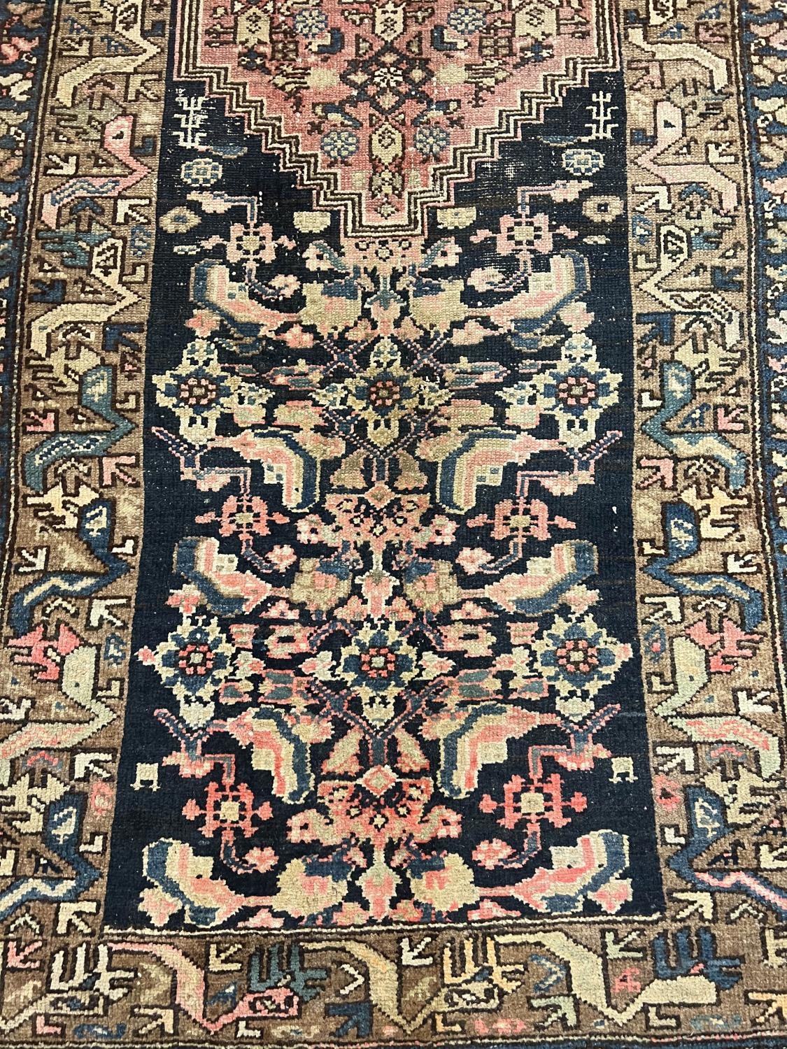 ANTIQUE CAUCASIAN RUNNER, 308cm x 114cm. - Image 2 of 5