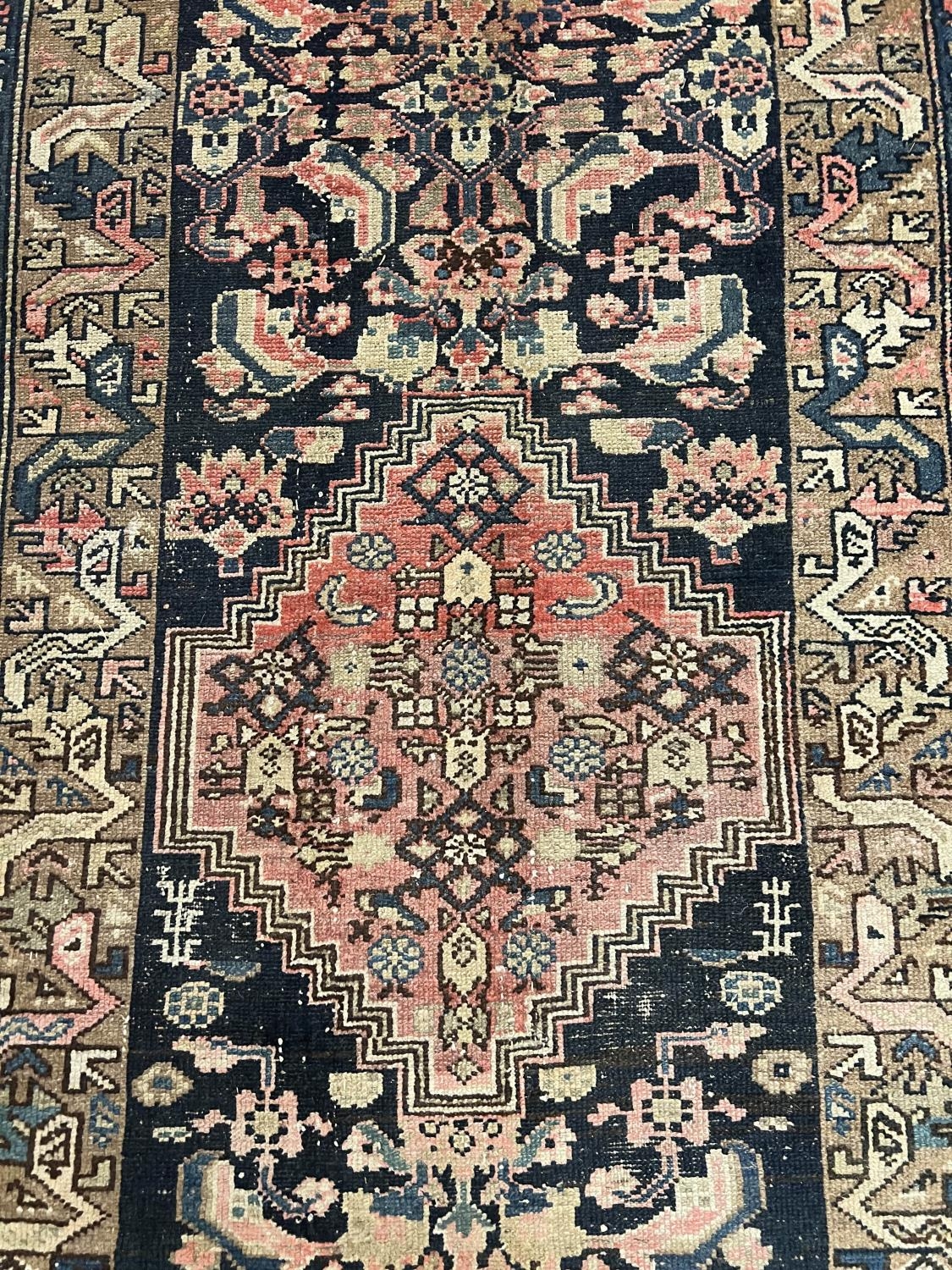 ANTIQUE CAUCASIAN RUNNER, 308cm x 114cm. - Image 5 of 5