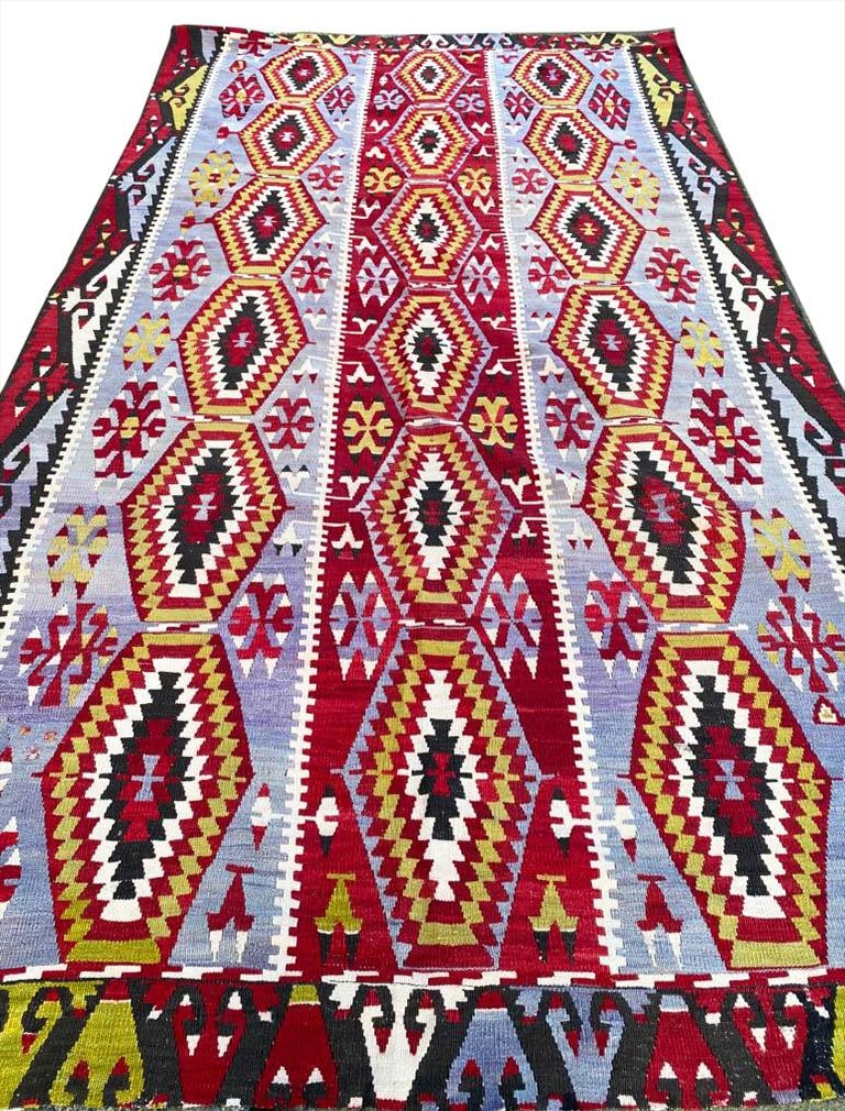 ANTIQUE ANATOLIAN KILIM, 310cm x 170cm.