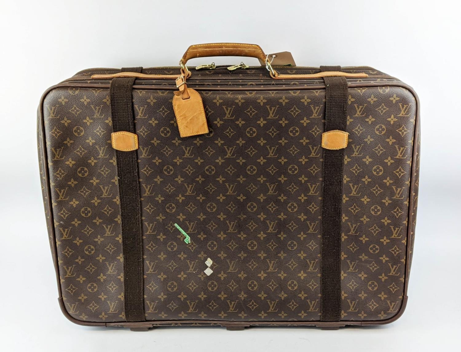 LOUIS VUITTON SATELLITE 70 SUITCASE, monogram canvas and leather, brass hardware, double buckle - Image 2 of 12