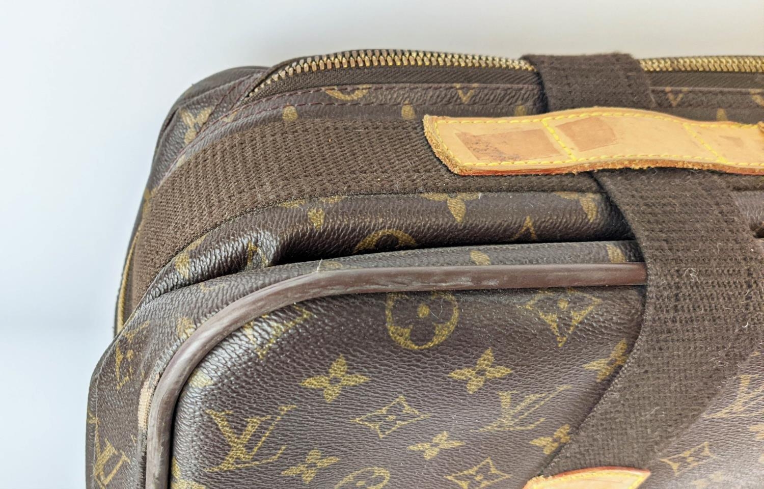 LOUIS VUITTON SATELLITE 70 SUITCASE, monogram canvas and leather, brass hardware, double buckle - Image 4 of 12
