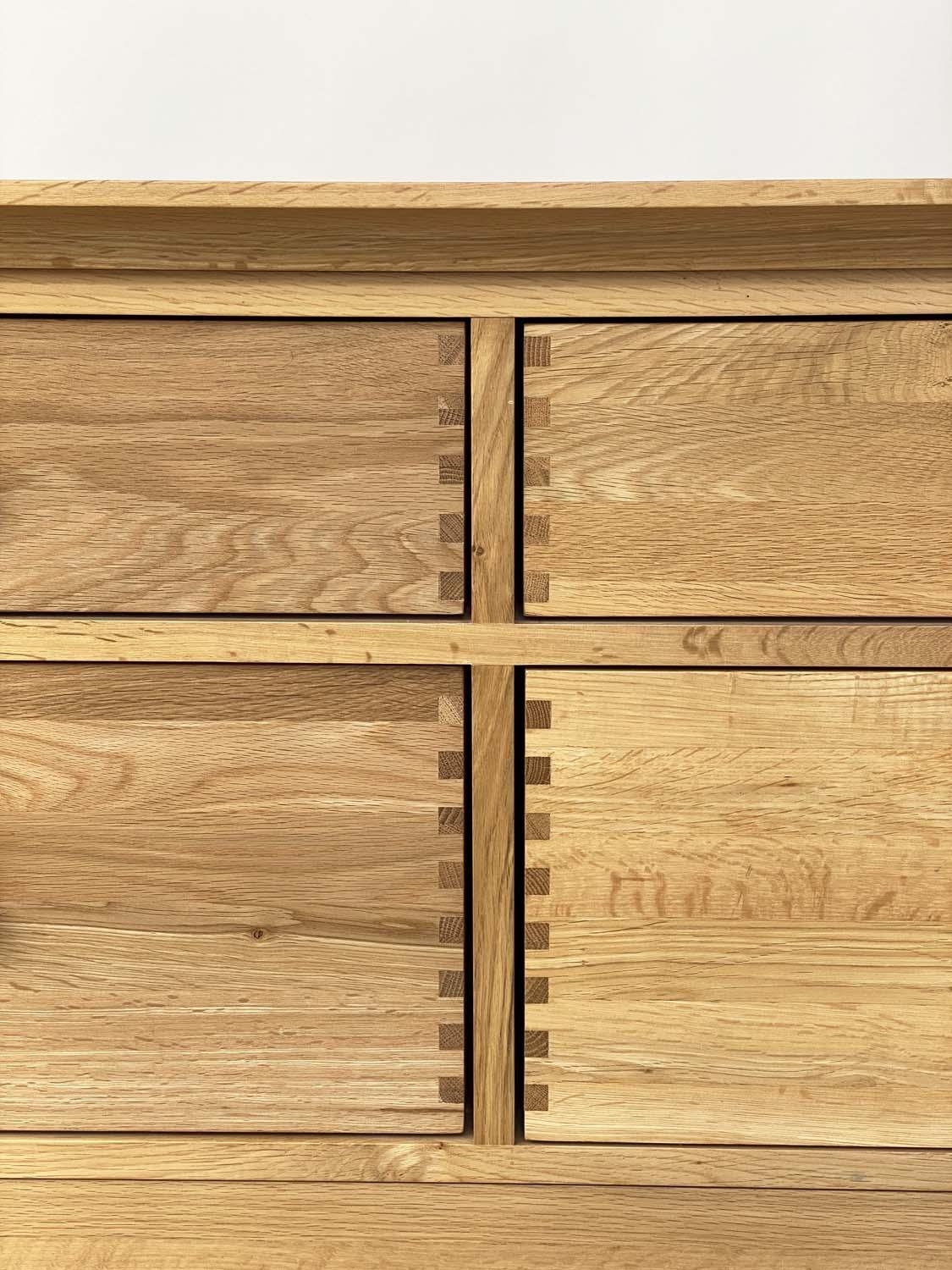 CHEST BY WILLIS & GAMBIES, shaker style solid oak, with two short and three long drawers, 111cm x - Image 6 of 7