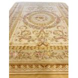 AUBUSSON SAVONNERIE DESIGN CARPET, 370cm x 270cm.