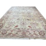 ARTS AND CRAFTS DESIGN CARPET, 370cm x 268cm.