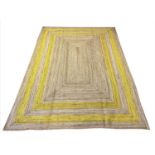 JUTE CARPET, 305cm x 210cm.