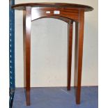 MAHOGANY STAINED OCCASIONAL TABLE
