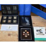 3 BOXED COIN & INGOT SETS