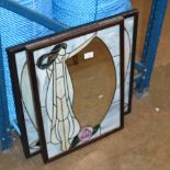 2 RENNIE MACKINTOSH STYLE WALL MIRRORS