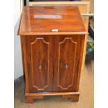 REPRODUCTION YEW WOOD DOUBLE DOOR UNIT