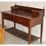 INLAID MAHOGANY DRESSING TABLE