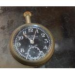 VINTAGE MILITARY OPEN FACE POCKET WATCH