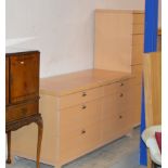 MODERN SIDE BY SIDE 6 DRAWER CHEST WITH MATCHING 7 DRAWER CHEST