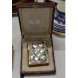 MOTHER OF PEARL INLAID BIBLE IN BOX