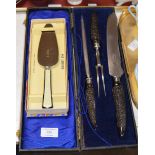 CASED CARVING SET & BOXED SLICE