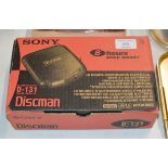 VINTAGE SONY DISKMAN IN BOX