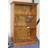 OAK OPEN BOOKCASE