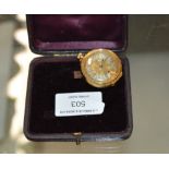 14 CARAT GOLD CASED FOB WATCH