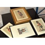 VARIOUS FRAMED MILITARY THEMED PICTURES