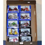 10 VARIOUS BOXED MODEL VEHICLES