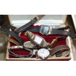 COLLECTION OF VARIOUS WRIST WATCHES, MICHEL HERBELIN & OTHERS