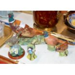 VARIOUS BIRD ORNAMENTS, BESWICK PHEASANT ETC