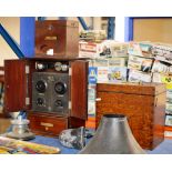 OLD 1920'S BBC GECOPHONE SYSTEM WITH VARIOUS ACCESSORIES, ORIGINAL RADIO LICENCE ETC