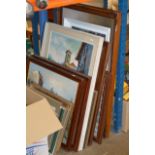 VARIOUS FRAMED PAINTINGS & PICTURES