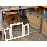 LARGE WALL MIRROR & 3 SECTION DRESSING MIRROR