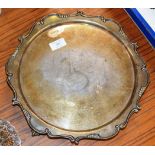 SHEFFIELD SILVER PRESENTATION TRAY - APPROXIMATE WEIGHT = 983 GRAMS