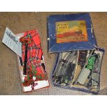 HORNBY TRAIN SET IN BOX & SET OF JUNIOR BAGPIPES