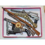 VARIOUS NOVELTY TOY GUNS