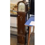 53½" OAK CASED CHIMING GRAND DAUGHTER CLOCK