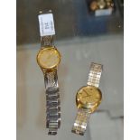 2 GENTS WRIST WATCHES, BULOVA & 1 OTHER