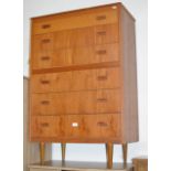 MID-CENTURY TEAK 6 DRAWER CHEST