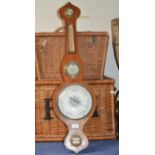 COMBINATION BAROMETER THERMOMETER