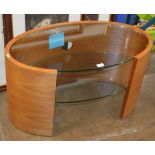 TOM SCHNEIDER "ELIPSE" CURVED TV CONSOLE UNIT