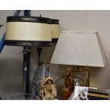 2 PAIRS OF MODERN TABLE LAMPS WITH SHADES