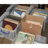 5 BOXES WITH VARIOUS LP RECORDS
