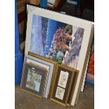 VARIOUS FRAMED PRINTS