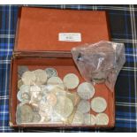 BOX WITH ASSORTED OLD COINAGE