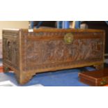 ORIENTAL CAMPHOR WOOD BLANKET BOX