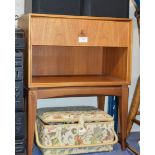 TEAK SINGLE DRAWER BEDSIDE TABLE