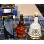 TRIPLE BOTTLE WHISKY SELECTION COMPRISING BELLS VERY RARE 21 YEAR OLD - 75CL, 40% VOL, JOHNNIE