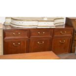 REPRODUCTION MAHOGANY FINISHED SIDEBOARD